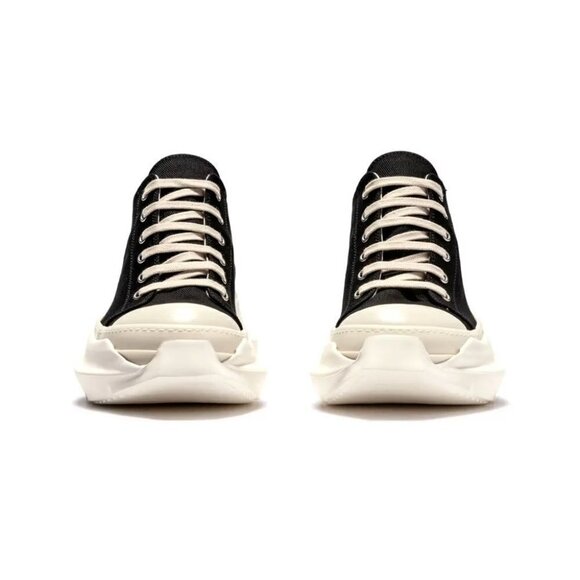 Rick Owens DRKSHDW Pentagram Embroidery Abstract Low Sneaks NEW Size 39 W9 M6 - Picture 4 of 16